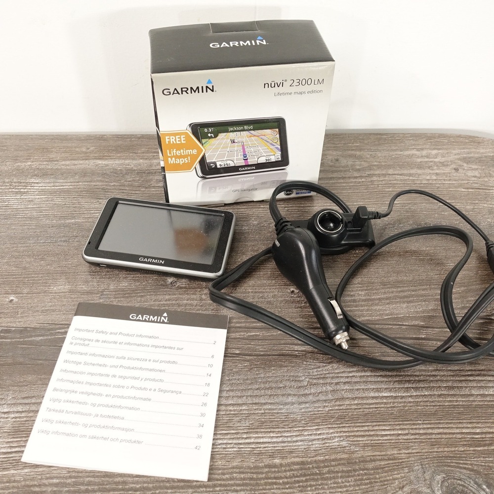 Garmin Nuvi 2300LM GPS Navigator Unisex OS Black Good Lifetime Maps Edition